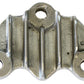 O'Brien Truckers OTBO3B Polished Finned Carburetor Block Off suit 3 Bolt Carbs