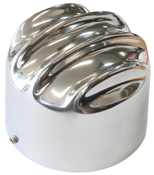 O'Brien Truckers OTEOBS Polished Finned Alloy Breather Cover 2-3/8" ID