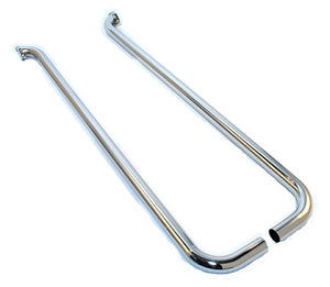 Patriot Exhaust PATH1283 Single Style Low-Line Lakes Pipes 2" Inlet/Outlet 80" Length