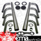Patriot Exhaust PATH8002 Lakester Weld-Up Header Kit suit SB Chev 1-5/8" Primary Pipe w/ 4" Collector Oval Port