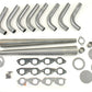 Patriot Exhaust PATH8003 Lakester Weld-Up Header Kit suit BB Chev 1-7/8" Primary Pipe w/ 4" Collector Square Port