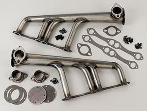 Patriot Exhaust PATH8040 Patriot Lakester Street Rod Headers Mid Length Steel Chev SB Raw Finish