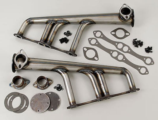 Patriot Exhaust PATH8040 Patriot Lakester Street Rod Headers Mid Length Steel Chev SB Raw Finish