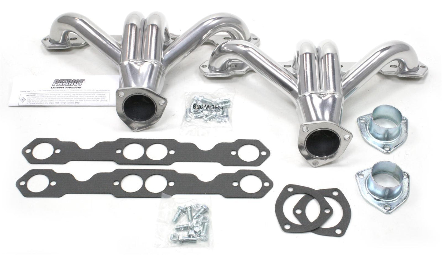 Patriot Exhaust PATH8052-1 Patriot Tight Truck Shorty Headers Ceramic Coated suit Chev SB V8