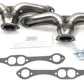 Patriot Exhaust PATH8052 Patriot Tight Truck Shorty Headers Raw suit Oval Port Chev SB V8