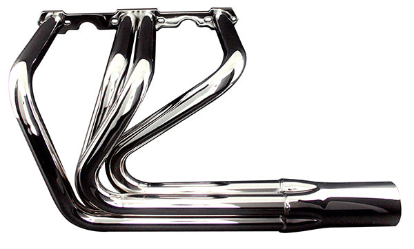 Patriot Exhaust PATH8070 Chrome Sprint T-Bucket Header suit SB Chev 1-5/8" Primary Pipe w/ 2-1/2" Collector Round Port