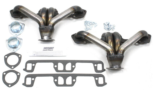 Patriot Exhaust PATH8205 Raw Finish Tight Tuck Headers suit SB Chrysler 318-360 1-5/8" Primary Pipe w/ 2-1/2" Collector Square Port