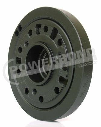 Powerbond PB1202-ST Street Series 6.33" Harmonic Balancer Ford 289-302W 3-Bolt Raised Pulley Location C/W Hub