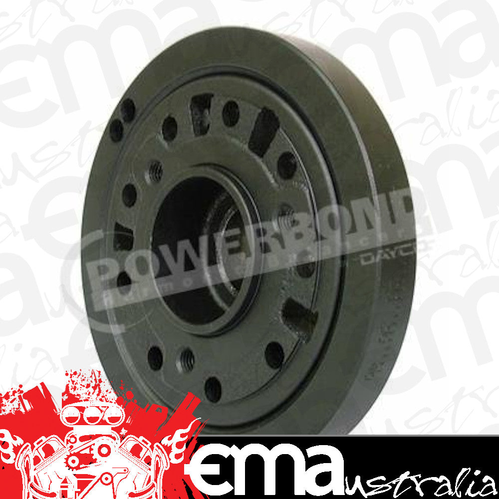 Powerbond PB1202-ST Street Series 6.33" Harmonic Balancer Ford 289-302W 3-Bolt Raised Pulley Location C/W Hub