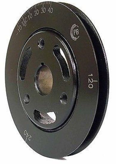 Powerbond PB9752ST Street Harmonic Balancer Holden 173/202 6Cyl Blue/Black Motor