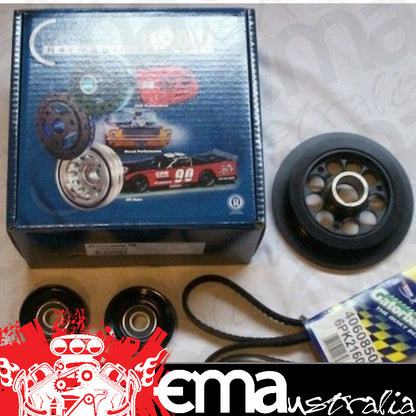 Powerbond PBK003 20% Underdrive Balancer & Pulley Kit Ford Ba-Fg 6 Cyl 4.0L