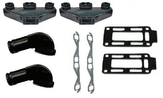 PCM Pleasurecraft Marine PCMExcalExhaustKitSHORT Pleasurecraft Marine Pcm Excalibur 5.7L 1991-On Exhaust Kit (3.5" Short Riser)