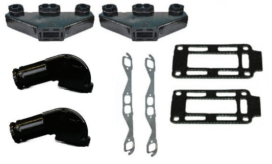 PCM Pleasurecraft Marine PCMExcalExhaustKitSHORT Pleasurecraft Marine Pcm Excalibur 5.7L 1991-On Exhaust Kit (3.5" Short Riser)