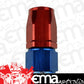 Proflow PFE101-12 Straight Hose End -12AN Hose to Female Blue/Red