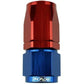 Proflow PFE101-12 Straight Hose End -12AN Hose to Female Blue/Red