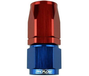 Proflow PFE101-16 Straight Hose End -16AN Hose to Female Blue/Red