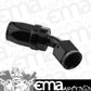 Proflow PFE102-06BK 45 Degree Hose End -06AN Hose to Female Black