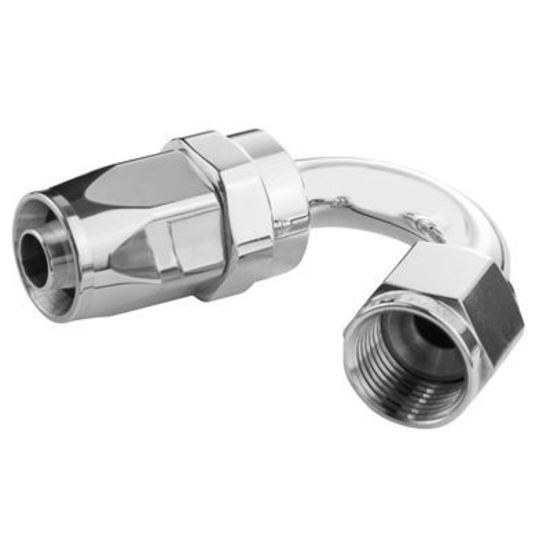 Proflow PFE105-04HP 150 Degree Hose End -04AN Hose to Female Polished