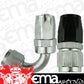 Proflow PFE105-08B 150 DEG HOSE END -08 BLACK/SILVER