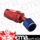 Proflow PFE107-04 30 Degree Hose End -04AN Hose to Female Blue/Red