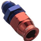 Proflow PFE108-06 3/8" Tube to Male -06AN Hose End Aluminium Tube Adaptor Blue/Red