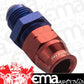 Proflow PFE108-08 1/2" Tube to Male -08AN Hose End Aluminium Tube Adaptor Blue/Red