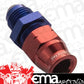 Proflow PFE108-12 3/4" Tube to Male -12AN Hose End Aluminium Tube Adaptor Blue/Red