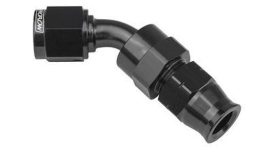 Proflow PFE112-06BK 3/8" Tube 45 Degree to Female -06AN Hose End Tube Adaptor Black