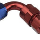 Proflow PFE113-10 5/8" Tube 90 Degree to Female -10AN Hose End Tube Adaptor Blue/Red