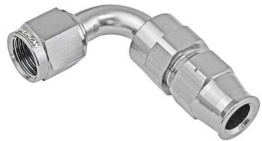 Proflow PFE113-10S 5/8" Tube 90 Degree to Female -10AN Hose End Tube Adaptor Silver