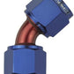 Proflow PFE132-03 45 Degree Female Flare Union Swivel Hose End -3AN Blue