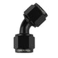 Proflow PFE132-03BK 45 Degree Female Flare Union Swivel Hose End -3AN Black