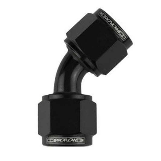 Proflow PFE132-16BK 45 Degree Female Flare Union Swivel Hose End -16AN Black