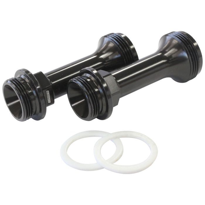 Aeroflow AF59-2137BLK Replacement Billet Adjustable Fuel Log Legs Suit Adjustable Fuel Log (AF64-2037), 7/8-20" for Holley Carburettors,Black Finish