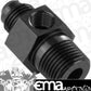 Proflow PFE139-08-06BK Male Adaptor 3/8" NPT to -08AN 1/8" NPT Gauge Port Hose End Black