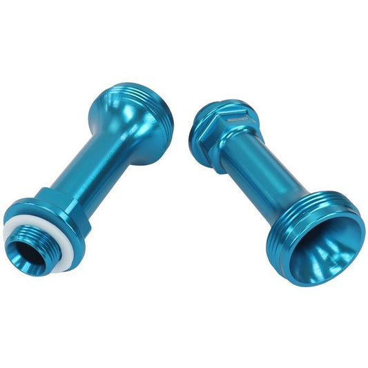 Aeroflow AF59-2138 Replacement Billet Adjustable Fuel Log Legs Suit Adjustable Fuel Log (AF64-2037) 9/16-24" for BG, Demon Carburettors Blue Finish