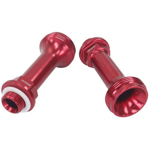 Aeroflow AF59-2138R Replacement Billet Adjustable Fuel Log Legs Suit Adjustable Fuel Log (AF64-2037), 9/16-24" for BG, Demon Carburettors, Red Finish