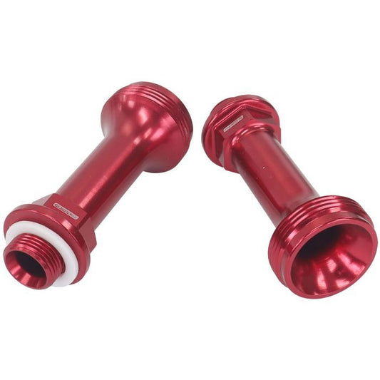 Aeroflow AF59-2138R Replacement Billet Adjustable Fuel Log Legs Suit Adjustable Fuel Log (AF64-2037), 9/16-24" for BG, Demon Carburettors, Red Finish