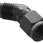 Proflow PFE142-12BK 45 Degree Male Adaptor - Female Adaptor Swivel Coupler Hose End -12AN Black