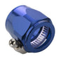 Proflow PFE150-06B Aluminium Hex Hose Finisher Clamp 15.8mm ID Blue