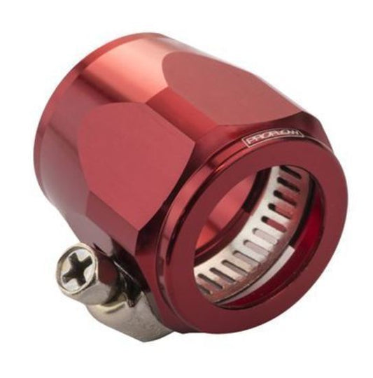 Proflow PFE150-20R Aluminium Hex Hose Finisher Clamp 40.6mm ID Red