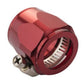 Proflow PFE150-30R Aluminium Hex Hose Finisher Clamp 52.4mm ID Red