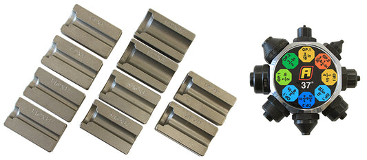 Aeroflow AF59-2448 Single / Double Flare Tool AN Dies 3/16 1/4" 5/16" 3/8" 1/2"