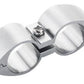 Proflow PFE155-08P Twin Hose Clamp Separators 5 pack 08AN Silver 16mm Hole