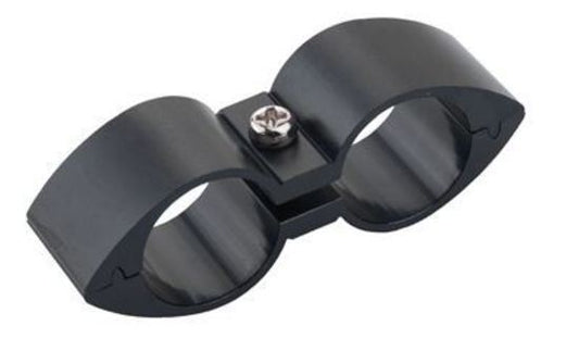 Proflow PFE155-10BK Twin Hose Clamp Separators 5 pack 10AN Black 20mm Hole