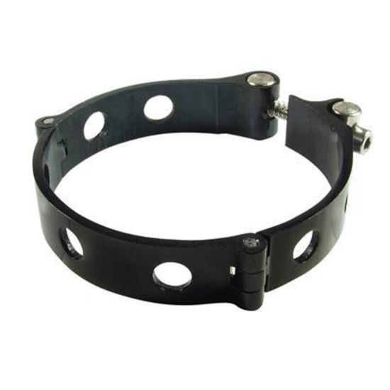 Aluminium Silicone Hose Piping Clamp 4' Black