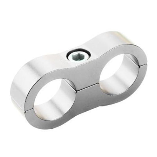 Proflow PFE156-03S Aluminium Hose & Tubing Clamp Separators 5 pack Clamp 5mm ID Hole Silver
