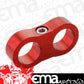 Proflow PFE156-05R Aluminium Hose & Tubing Clamp Separators 5 pack Clamp 8mm ID Hole Red