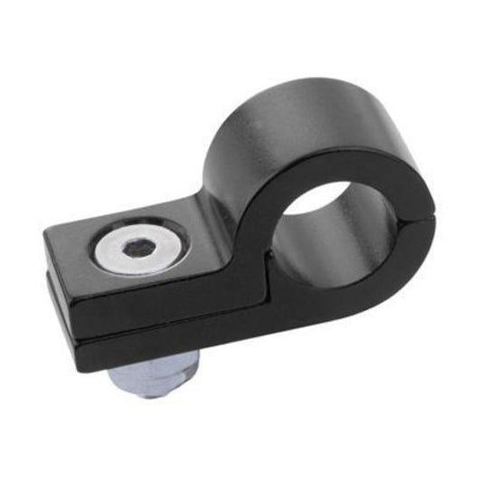 Proflow | PFE157-12BK | Billet 5 Piece Hose Mounting P-Clamp 5 Pack 19.2mm ID Hole Black