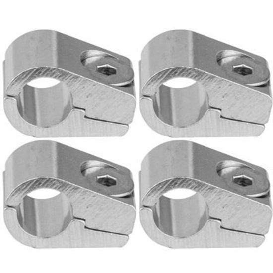 Proflow PFE159-05 Aluminium 5/16" Single Hose Line Clamp 4 Pack